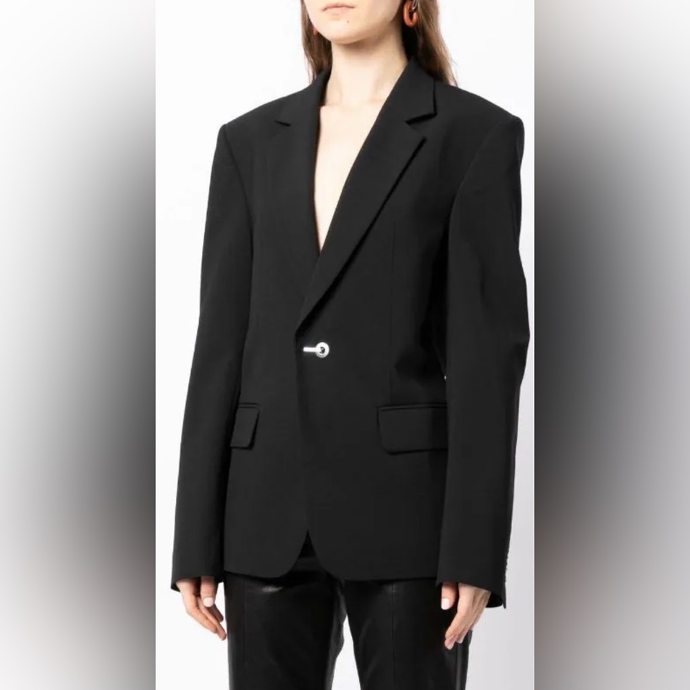 Dion Lee belted single-breasted blazer